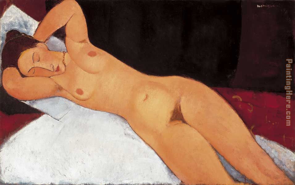 Amedeo Modigliani Nude with Necklace